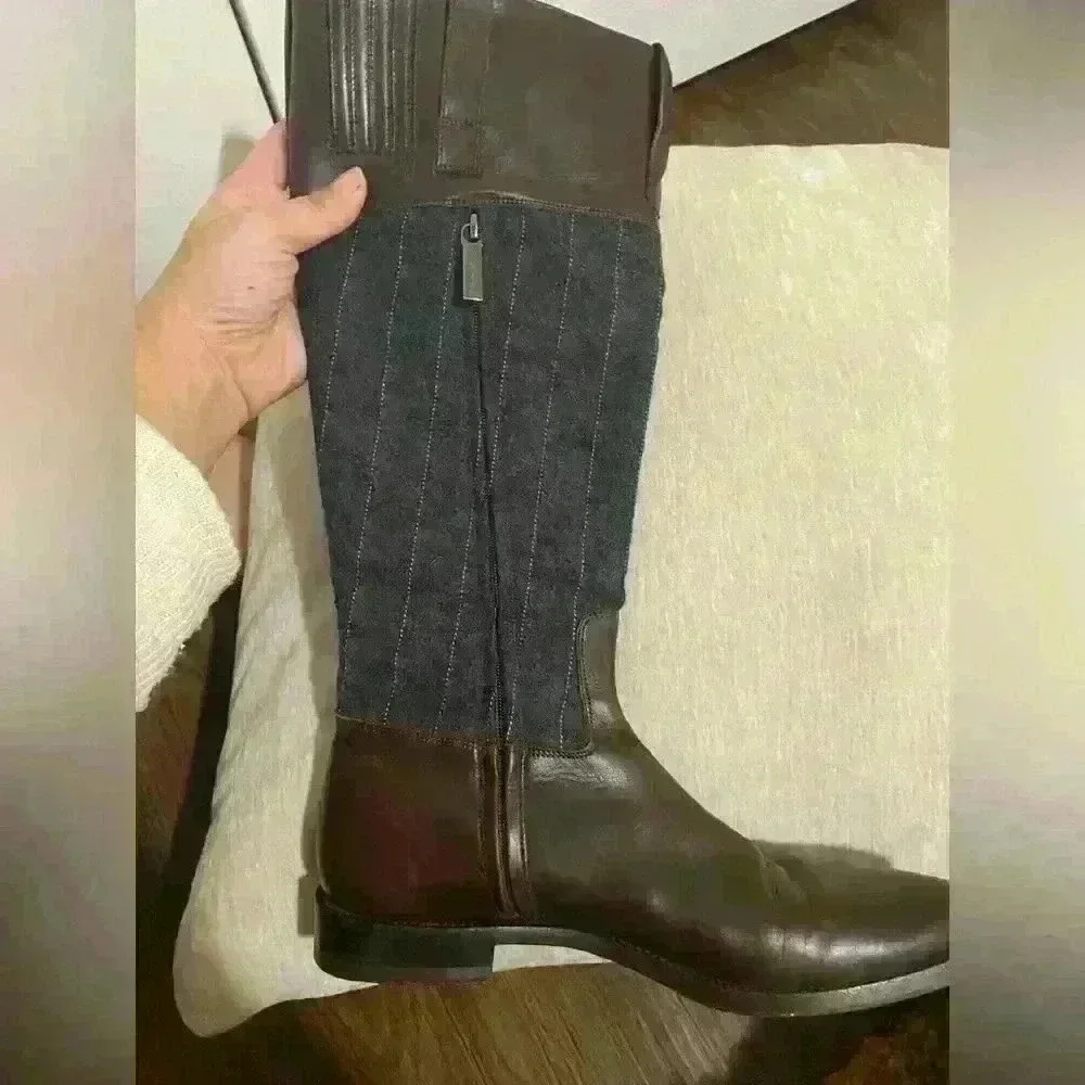 Santoni women’s leather boots size  37/ 6.5
